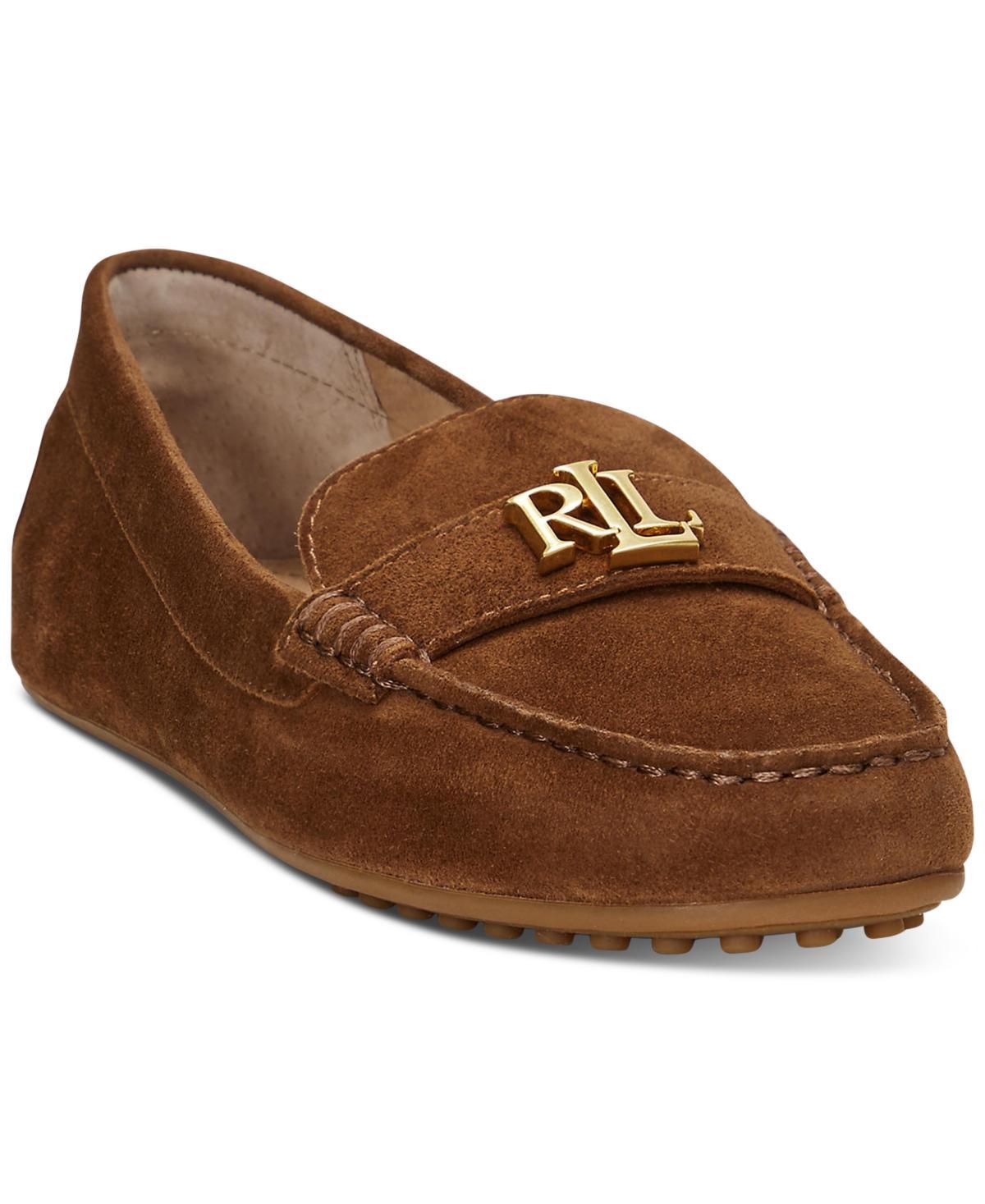 Lauren Ralph Lauren Womens Barnsbury Slip-On Driver Loafer Flats Product Image