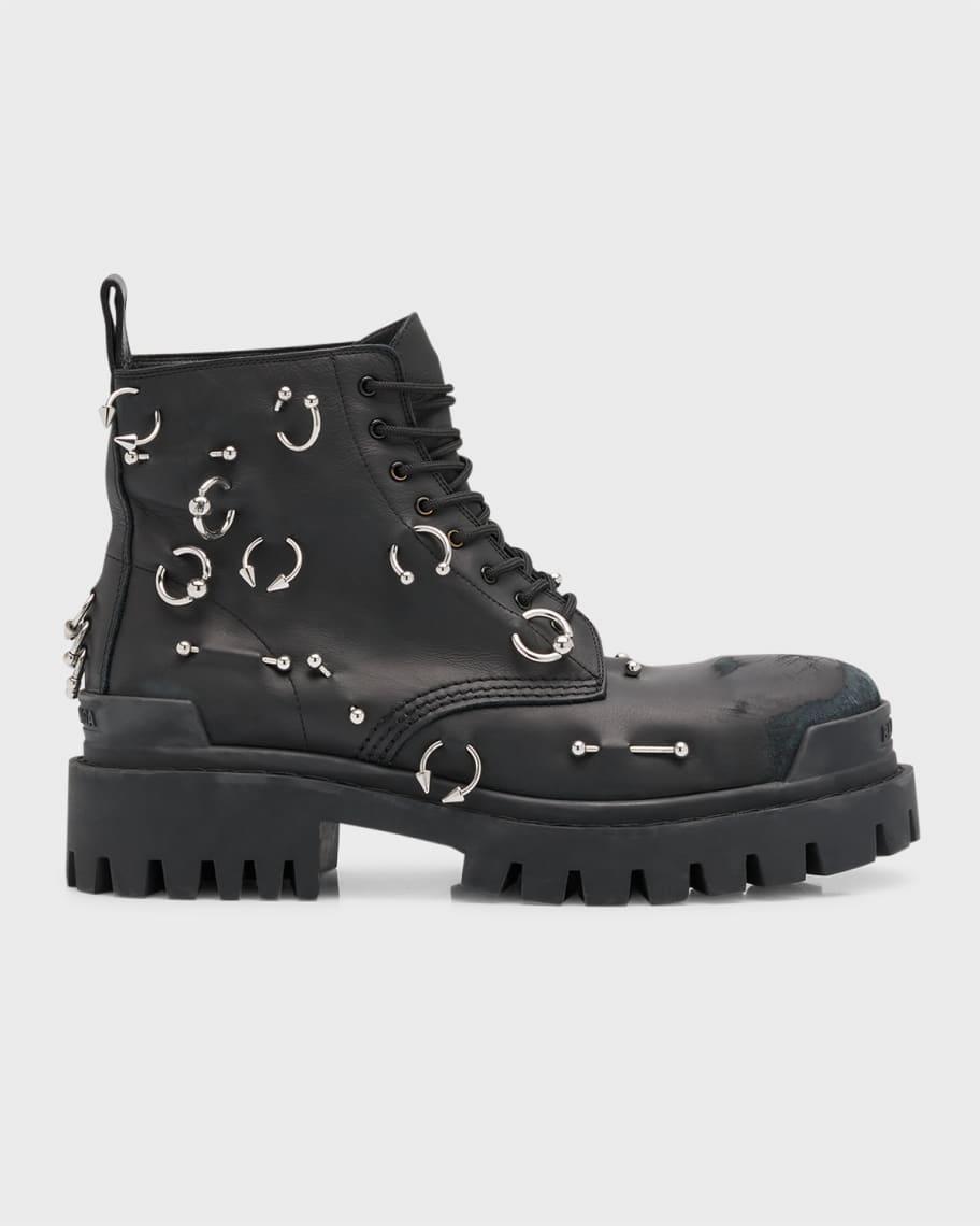 Mens Strike 20mm Boot With Piercings Product Image