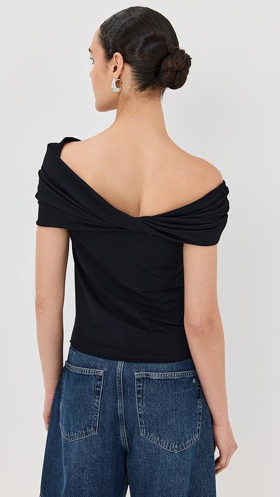 Róhe Asymmetrical Off Shoulder Top | Shopbop Product Image