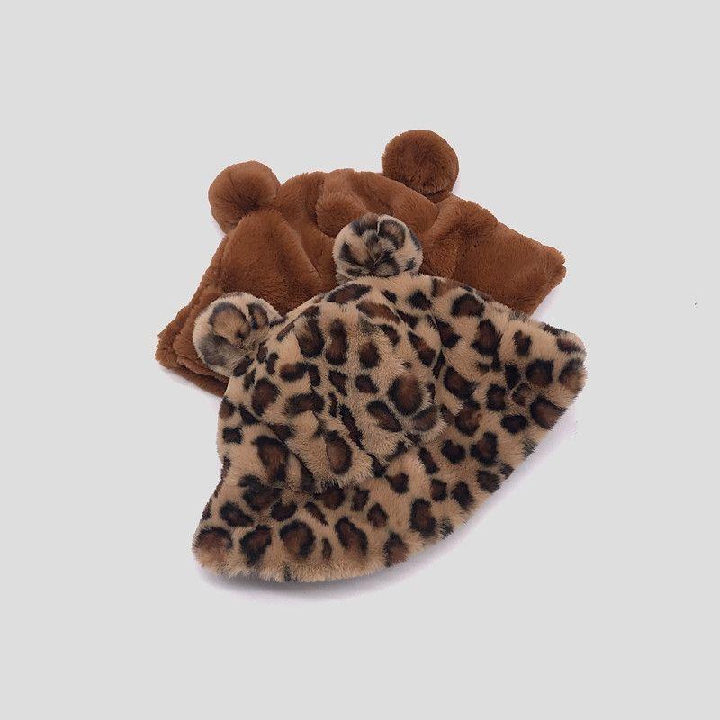 Bear Ear Chenille Bucket Hat Product Image