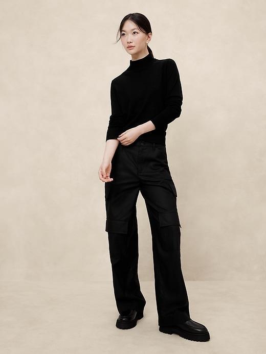 Merino Wool Turtleneck Sweater Product Image