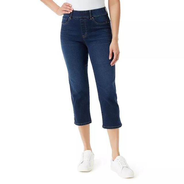 Petite Gloria Vanderbilt Shape Effect Capri Pants, Womens Product Image