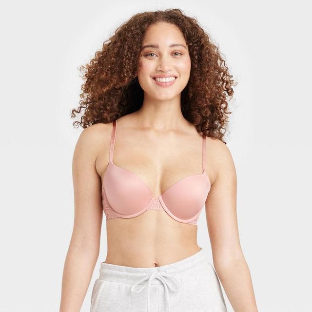 Womens Demi Daydream Push-Up Bra - Auden Rose Pink 36DDD Product Image