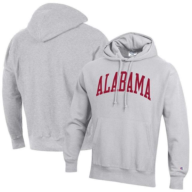 Mens Champion Heathered Gray Georgia Bulldogs Team Vault Logo Reverse Weave Pullover Hoodie Product Image