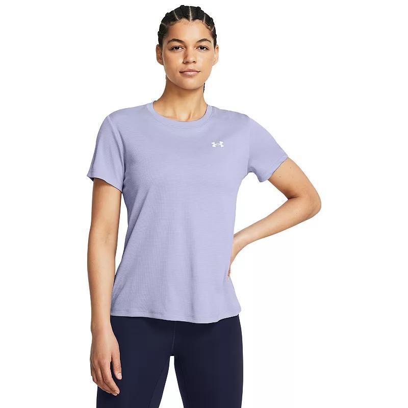 Under Armour Womens Tech Textured Short-Sleeve T-Shirt - Celeste / Product Image