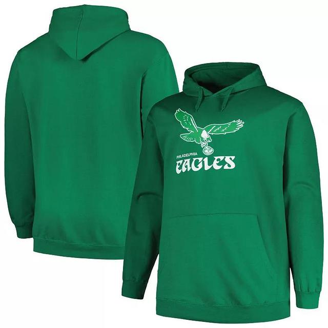 Mens Fanatics Branded Kelly Philadelphia Eagles Gridiron Classics Big & Tall Hometown Pullover Hoodie Product Image