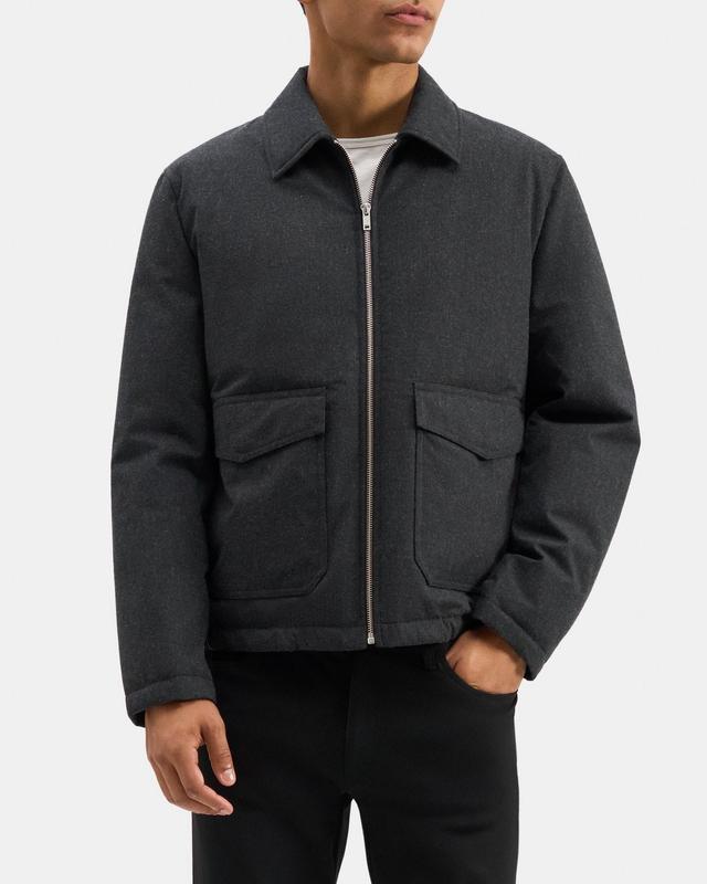 Zip Jacket in Wool-Blend Product Image