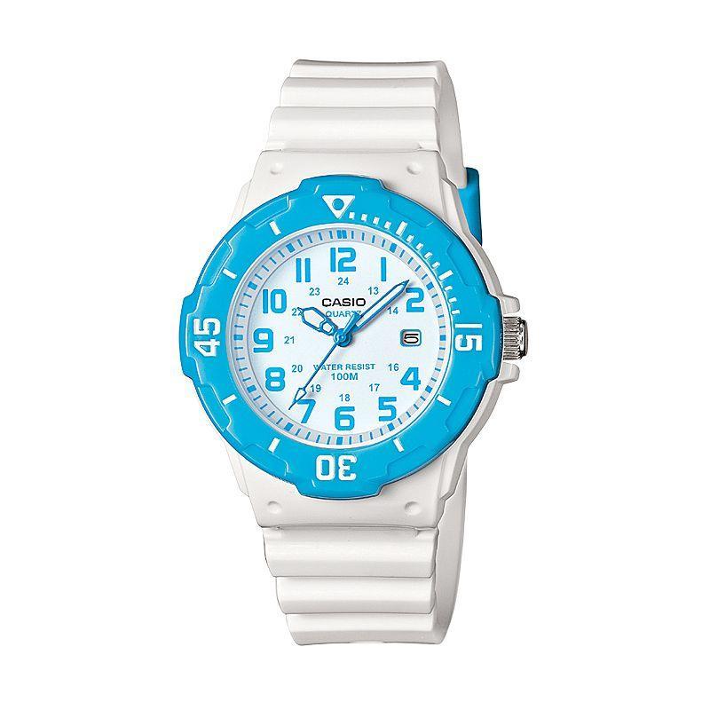 Casio Womens Classic Watch, Blue White Product Image