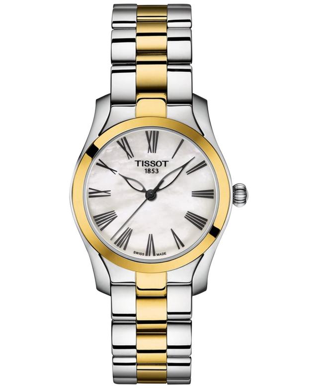 Tissot Womens T-Wave Two Tone Bracelet Watch Product Image