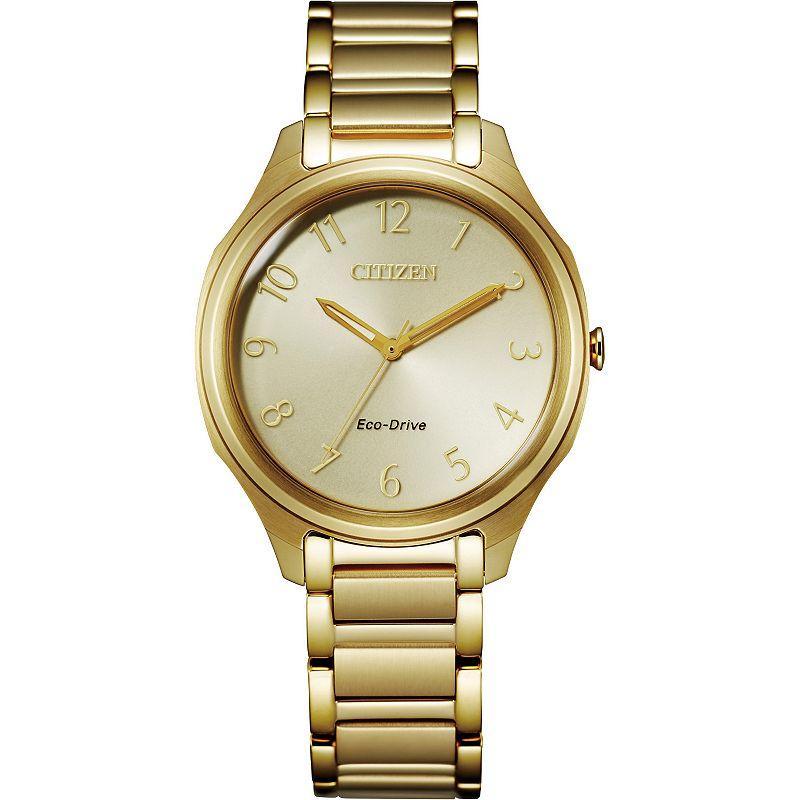 Citizen Eco-Drive Womens Pink Gold Bracelet Watch Product Image