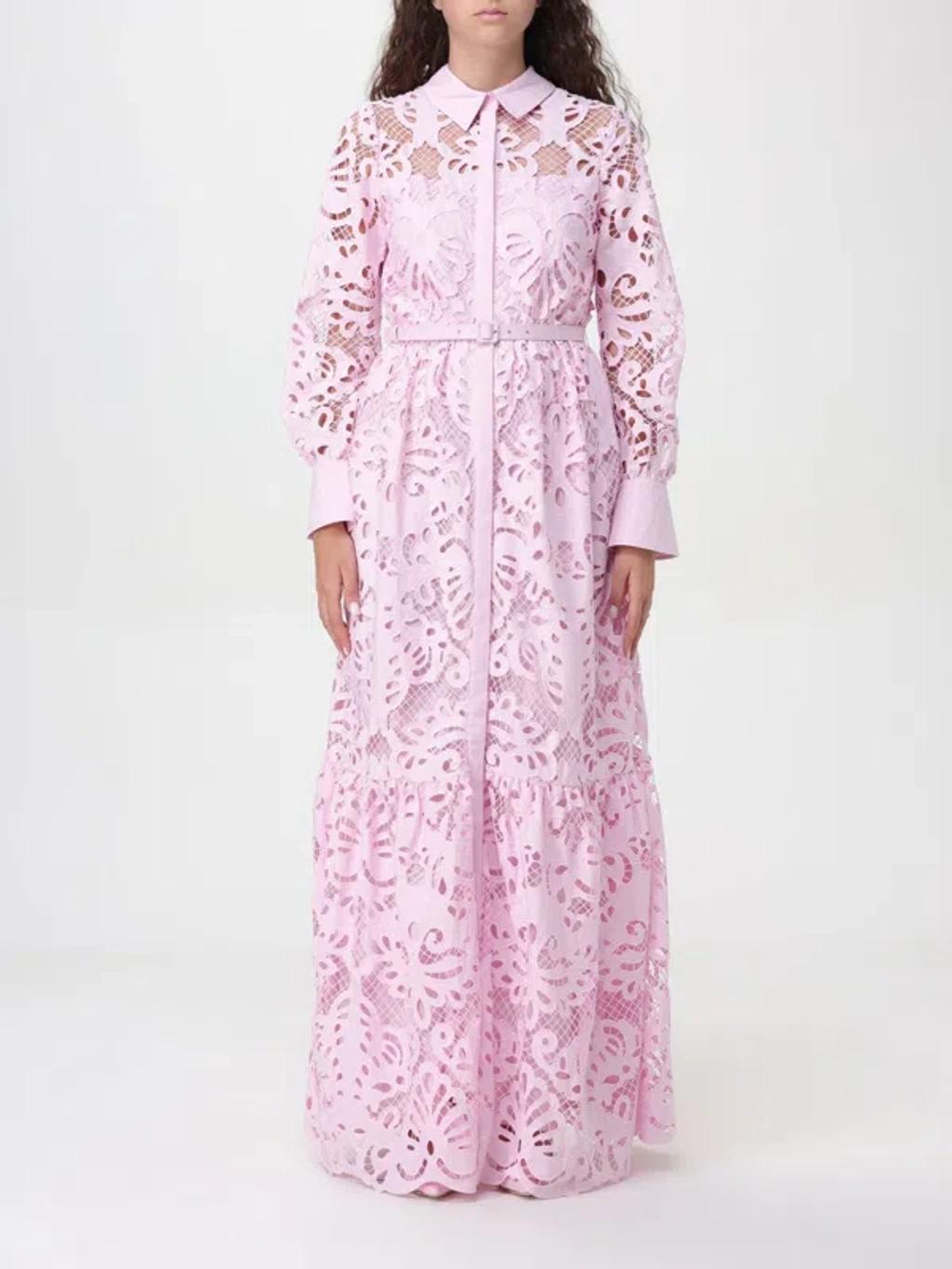 cotton lace maxi dress Product Image