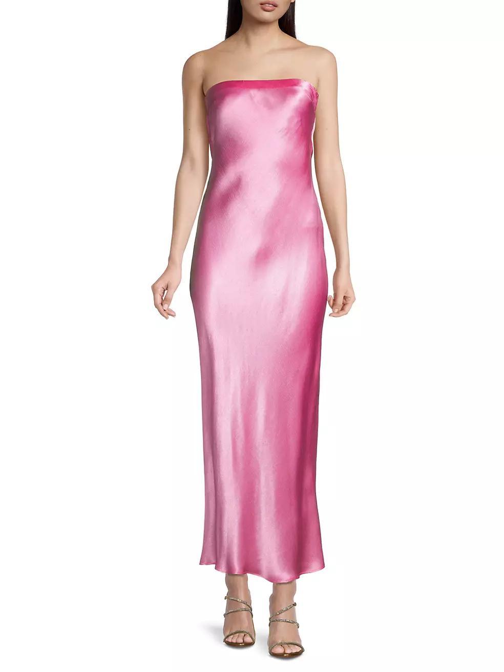 Moondance Satin Strapless Dress Product Image