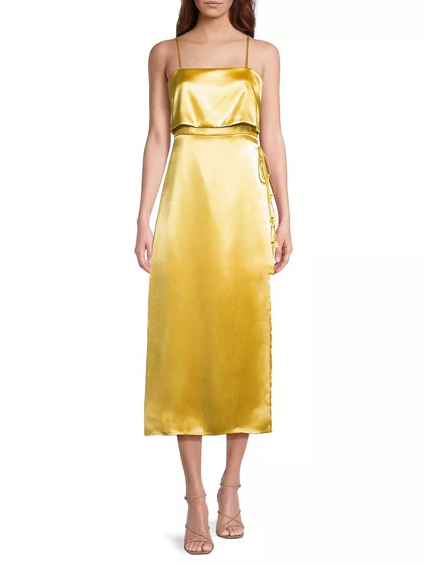 Toro Satin Midi-Dress Product Image