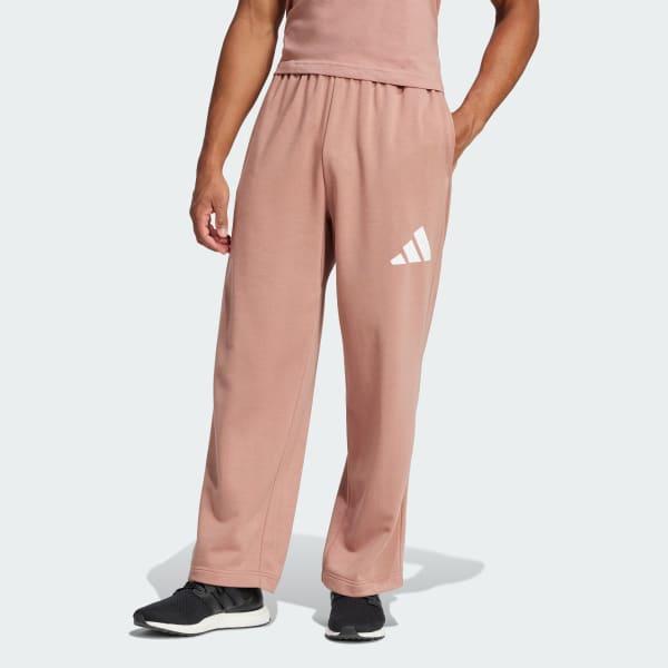 adidas Essentials Wide Leg 3 Bar Logo Pants Medium Grey Heather S Mens Product Image