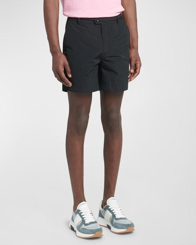 Mens Technical Micro Faille Tailored Shorts Product Image