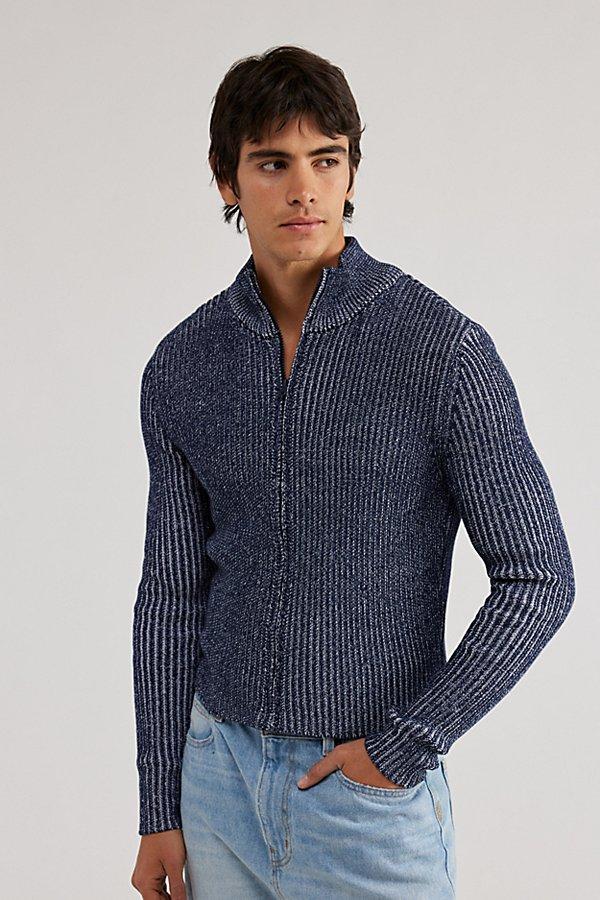 BDG Slinky Full Zip Cardigan Sweater Mens at Urban Outfitters Product Image