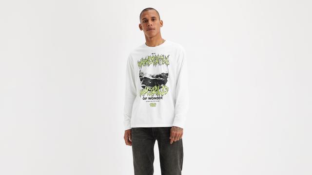 Relaxed Fit Long Sleeve Graphic T-Shirt Product Image