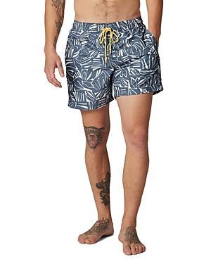 Rodd & Gunn Hans Island Palm Print 7 Swim Trunks Product Image