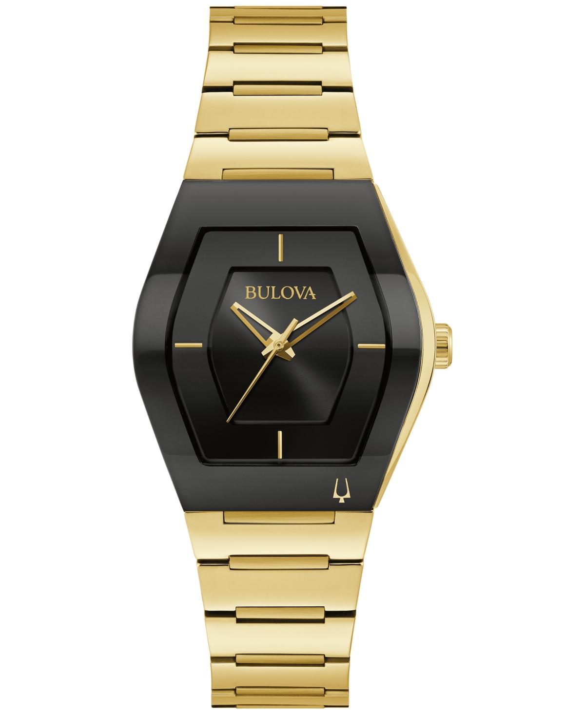 Bulova Womens Latin Grammys Gemini Special Edition Quartz Analog Black Silicone Strap Watch Product Image