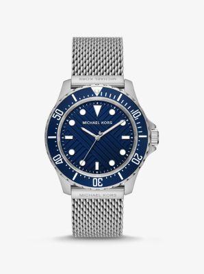 Oversized Slim Everest -Tone Mesh Watch Product Image