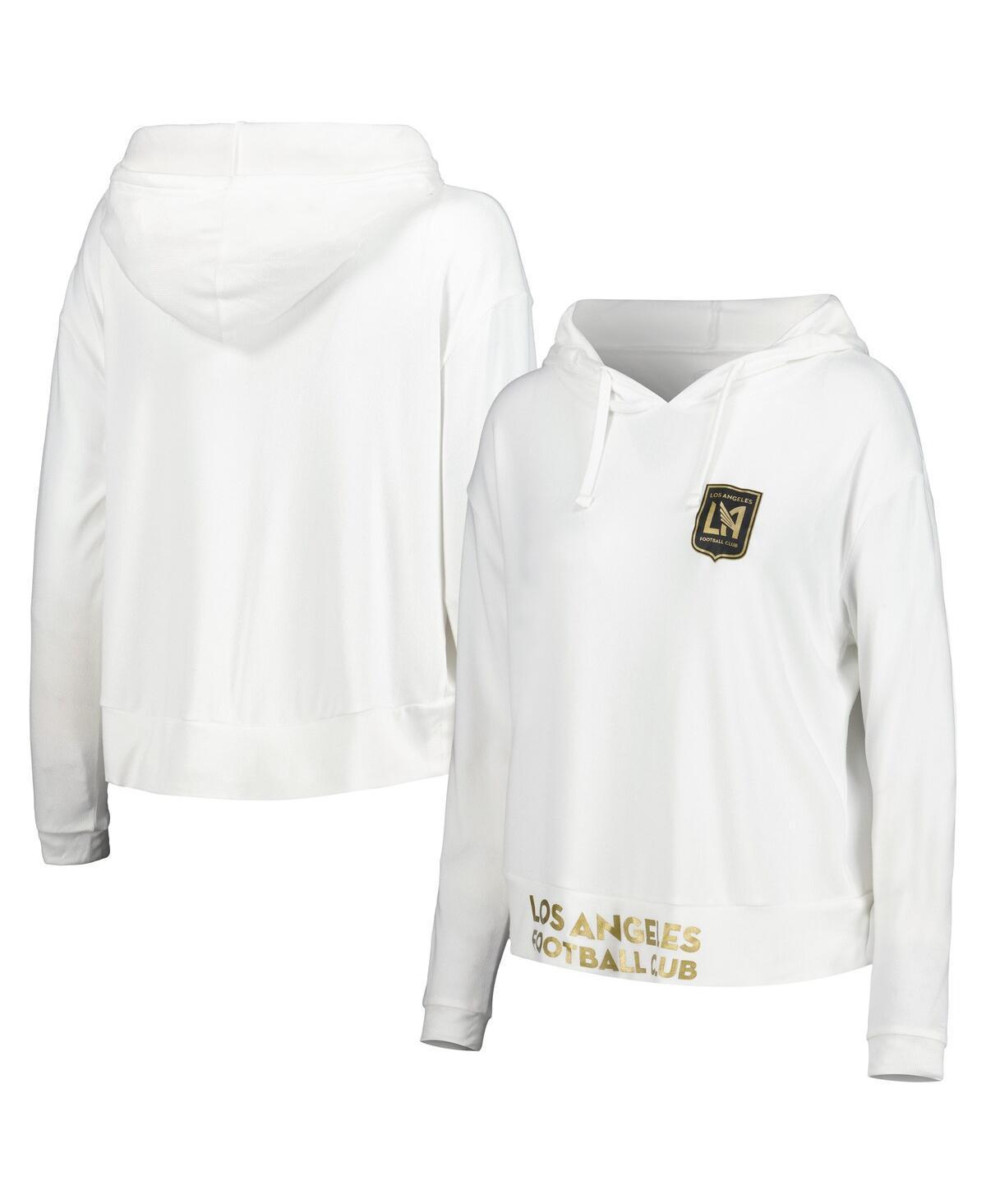 Concepts Sport Womens White Lafc Accord Hoodie Long Sleeve Top Product Image