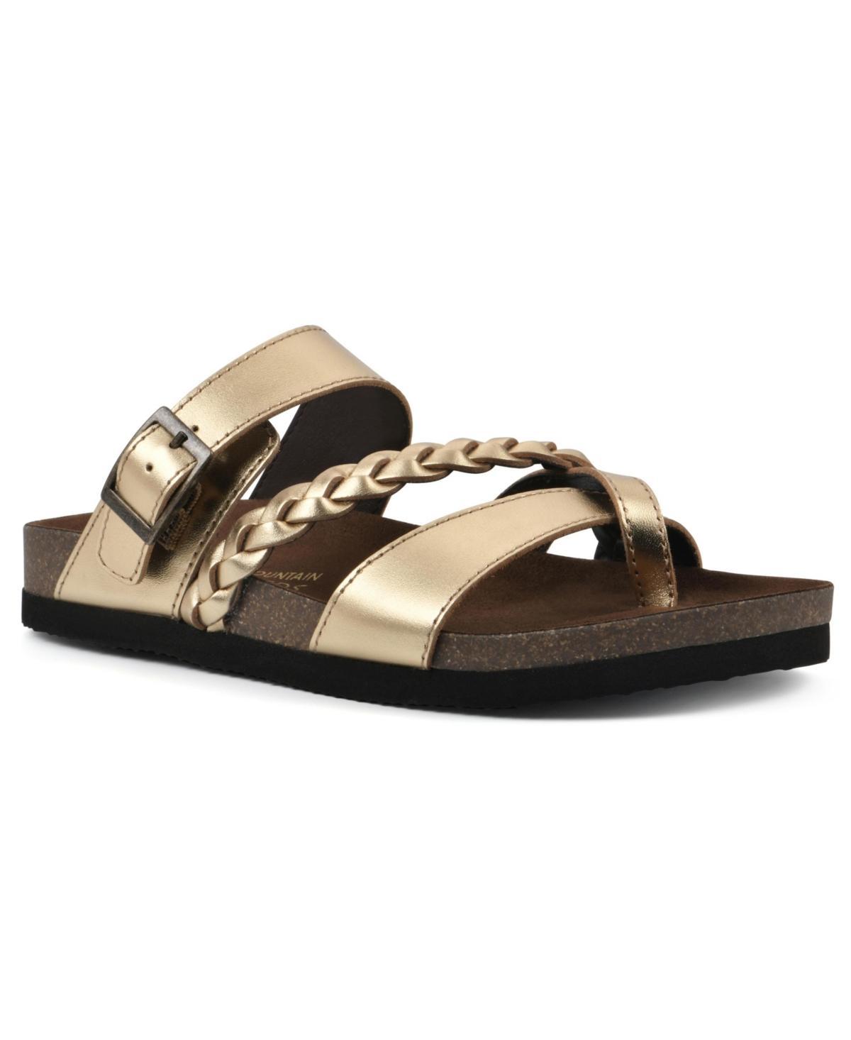 White Mountain Womens Hazy Footbed Sandals Product Image