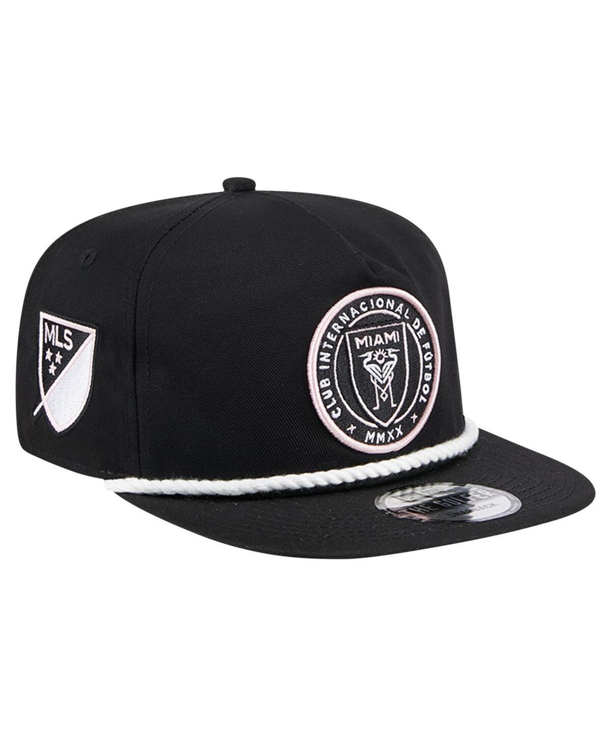 Mens New Era Black Inter Miami Cf 2024 Kick Off Collection Golfer Snapback Hat Product Image