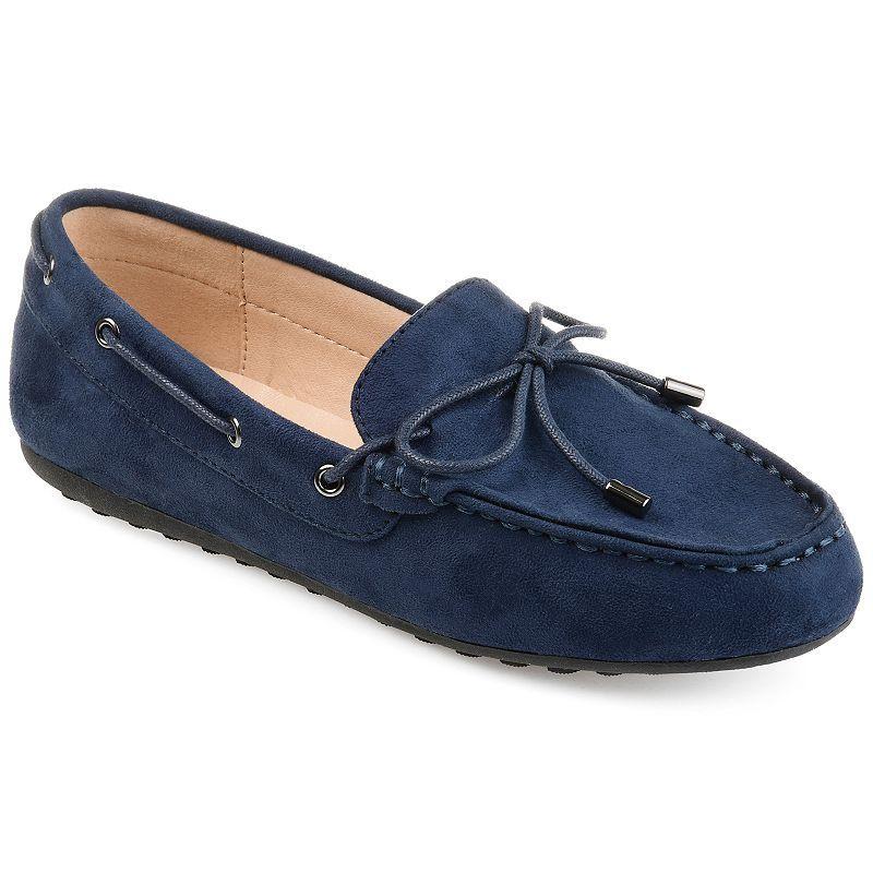 Journee Collection Thatch Womens Loafers Blue Product Image