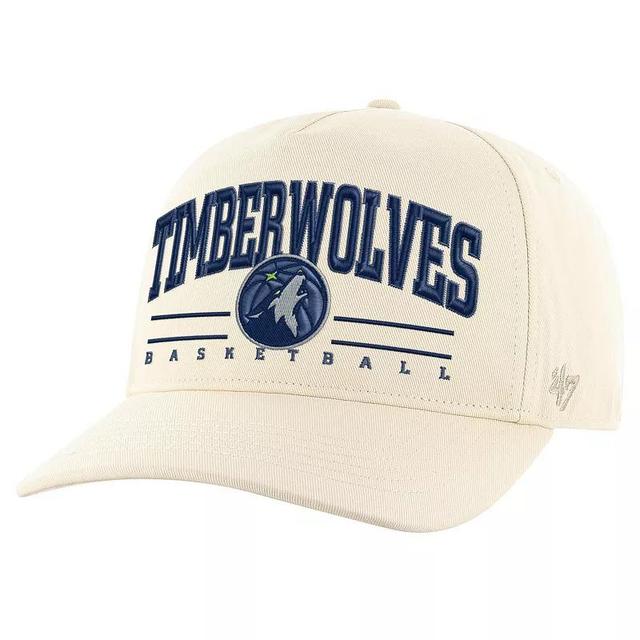 Mens 47 Cream Minnesota Timberwolves Roscoe Hitch Adjustable Hat Product Image