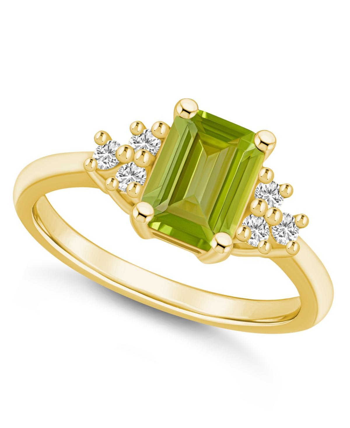 Gemstone and Diamond (1/5 ct. t.w.) Ring in 14k Gold Product Image