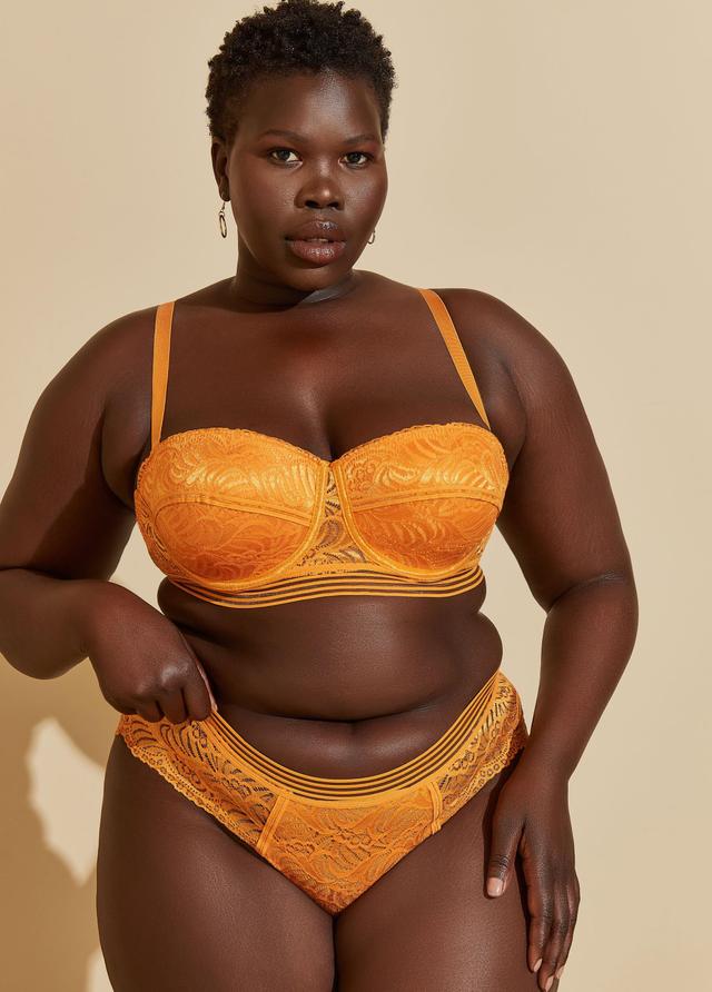 Plus Size Lace Convertible Bra And Panty Set Ashley Stewart Product Image