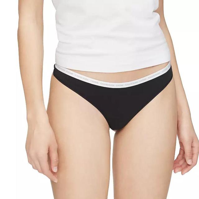 Womens Calvin Klein CK One Thong Panty QD3783 Product Image