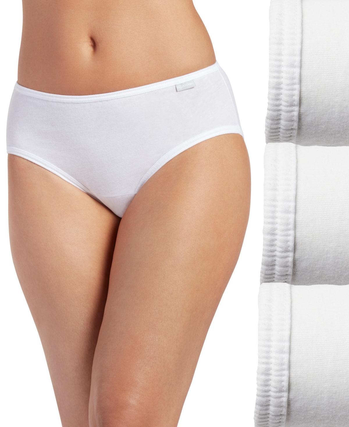 Womens Jockey Elance 3-Pack Hipster Panty Set 1488 White Product Image