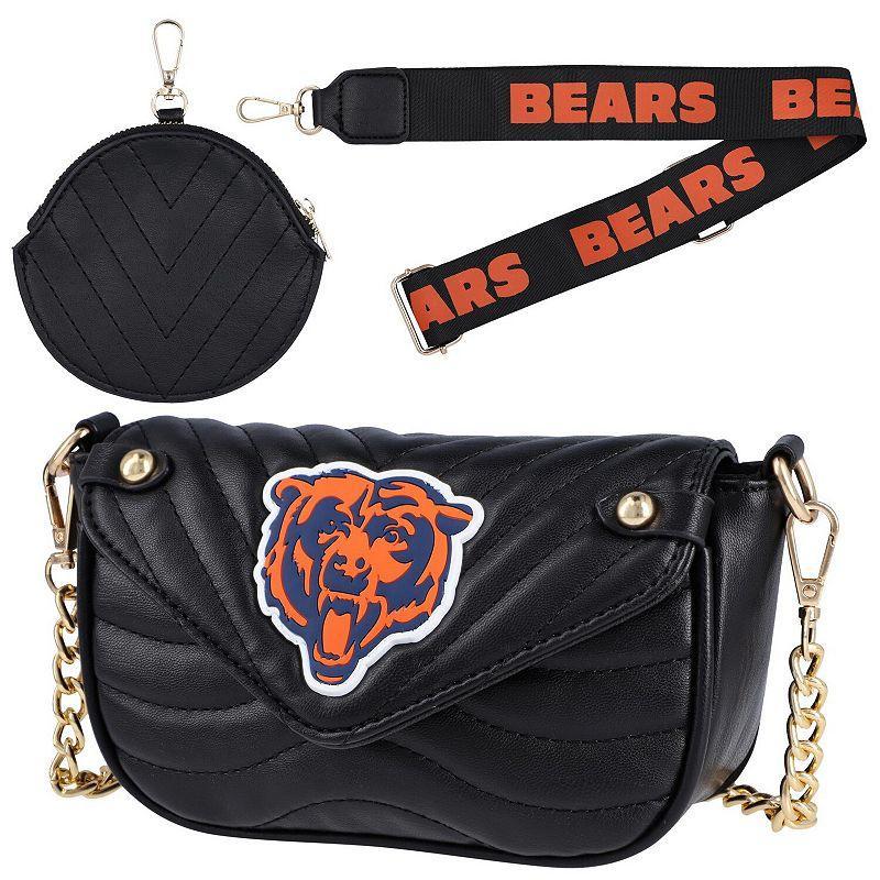 Womens Cuce Chicago Bears Vegan Leather Strap Bag Product Image