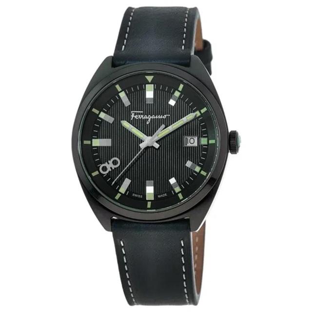 FERRAGAMO Men's Evolution Black Dial Watch Product Image