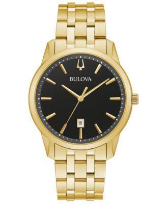 Men's Classic Sutton Gold-Tone Stainless Steel Bracelet Watch 40mm Product Image