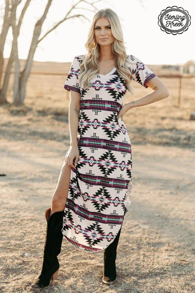 Aztec Outskirts Maxi Dress Product Image