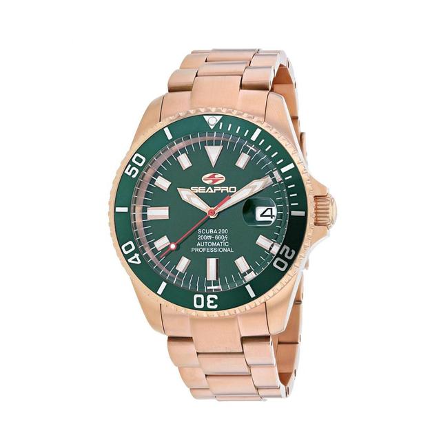 Seapro Mens Scuba 200 Green Dial Watch - SP4323 - Green Product Image