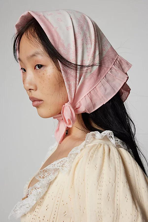 Spliced Ruffle Bandana Womens at Urban Outfitters Product Image