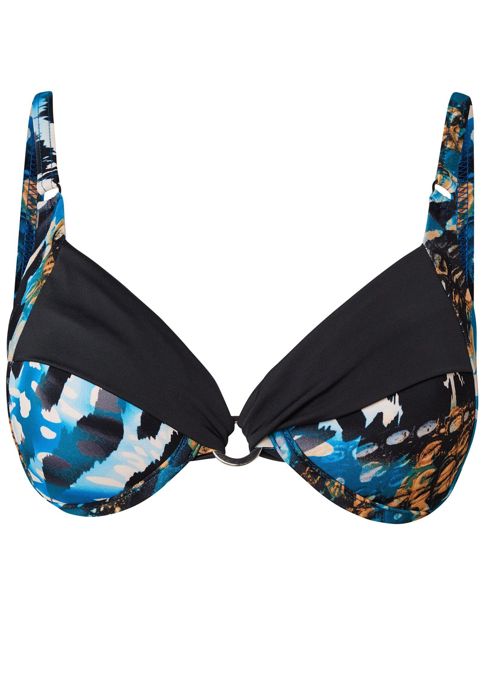 Sally Underwire Ring Top - Safari Splash Product Image