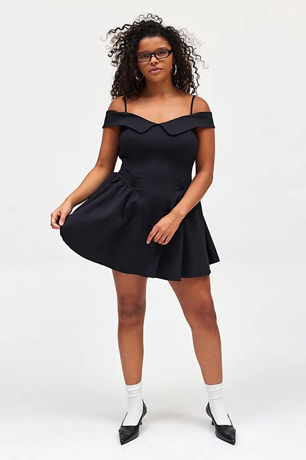 Kimchi Blue Beatrice Off-The-Shoulder Mini Dress Womens at Urban Outfitters Product Image