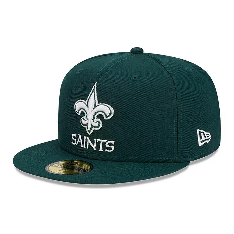 Mens New Era New Orleans Saints Main 59FIFTY Fitted Hat Product Image