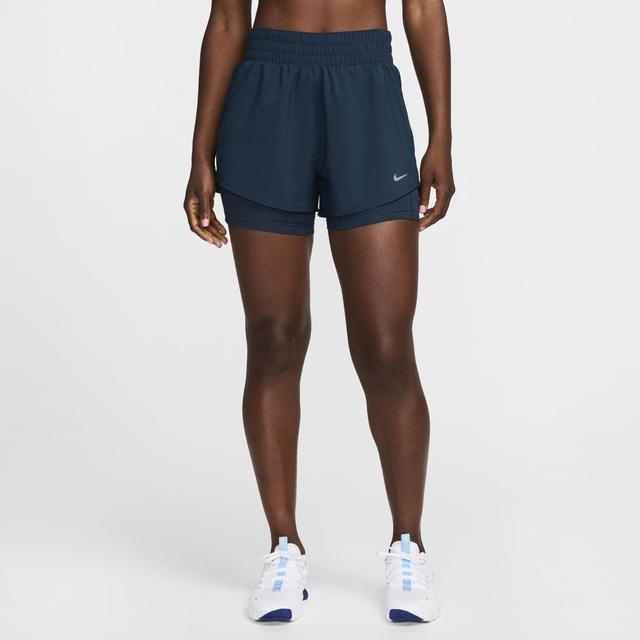 Nike Womens One Dri-FIT High-Waisted 3 2-in-1 Shorts Product Image