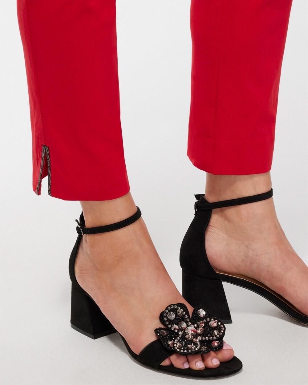 Brigitte Beaded Detail Ankle Pants Product Image