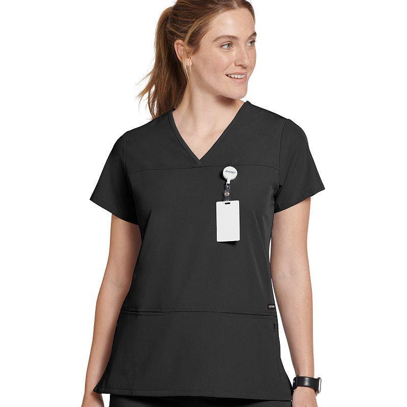 Womens Jockey Scrubs True Fit Crossover V-Neck Top 2299 product image