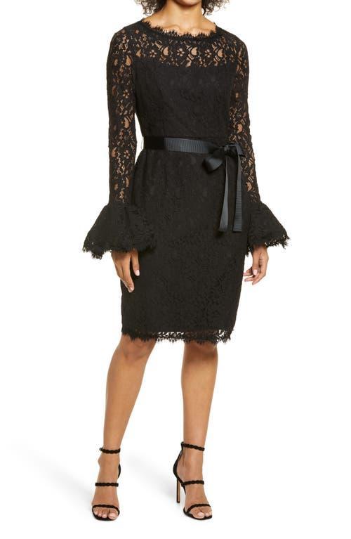 Shani Long Sleeve Lace Sheath Dress Product Image