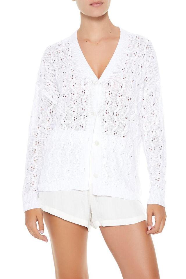 Wavy Cardigan Sweater | Forever 21 Product Image