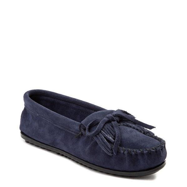 Minnetonka Kilty Suede Fringe Moccasins Product Image