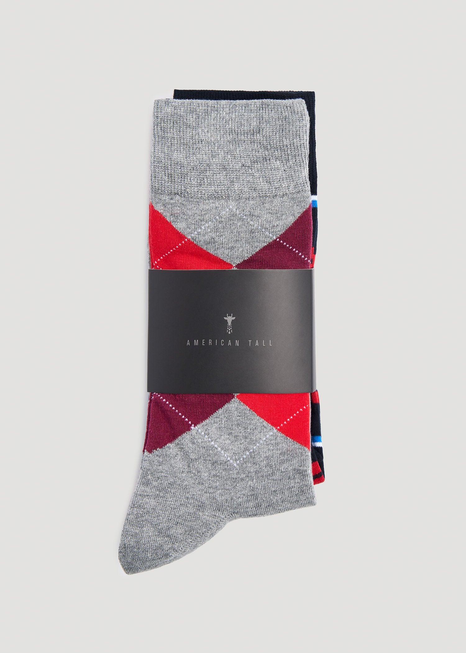 Men's XL Dress Socks (Size 14-17) | 3-Pack D Product Image