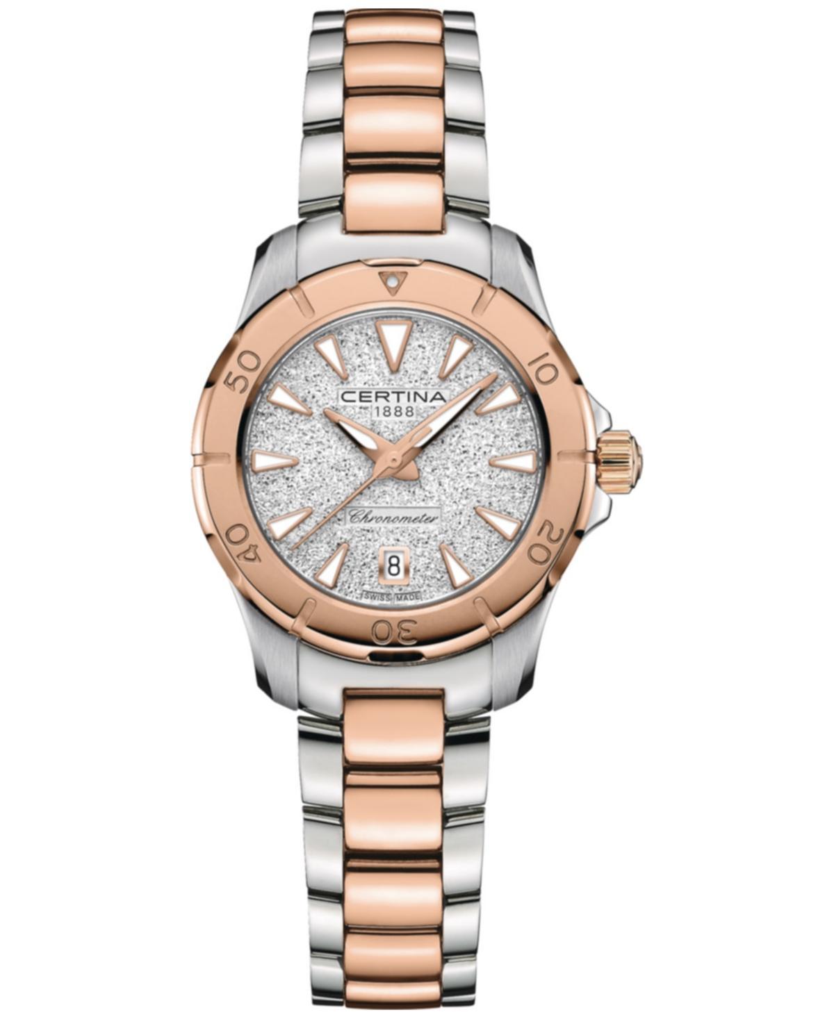 Certina Womens Swiss Ds Action Two-Tone Stainless Steel Bracelet Watch 29mm Product Image